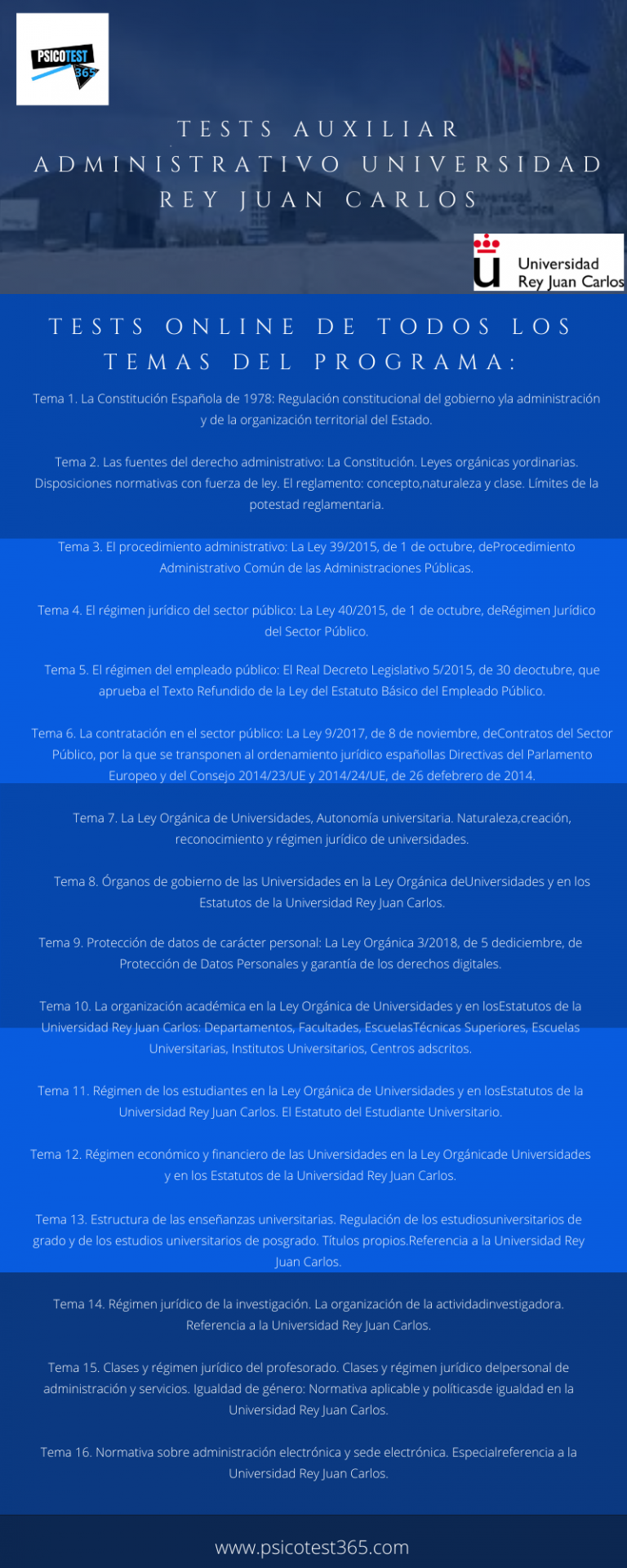 Auxiliares Administrativos Universidad Rey Juan Carlos